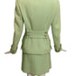 GIANNI VERSACE-  1994 Green Wool Skirt Suit, Size 4