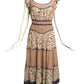 ULLA JOHNSON- Fabric Block Floral Dress, Size 8