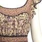 ULLA JOHNSON- Fabric Block Floral Dress, Size 8