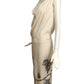 ALEXANDER MCQUEEN- 2007 Embroidered Silk Dress, Size 8