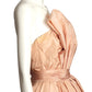EMILIO SCHUBERTH- 1950s Pink Taffeta Cocktail Dress, Size 4