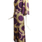 SORELL FONTANA- 1960s Printed Chiffon Dress, Size 6