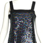 PIERRE BALMAIN- 1970s Sequin & Satin Shell, Size 2