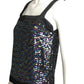 PIERRE BALMAIN- 1970s Sequin & Satin Shell, Size 2