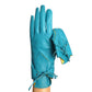 ALAIA- 1980s Turquoise Leather Gloves, Size 7