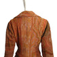 Victorian Paisley & Fur Bolero Jacket, Size 4