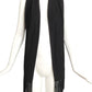 HERMES- 2008 Black Fringed Silk Knit Vest, Size 8