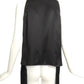 HERMES- 2008 Black Fringed Silk Knit Vest, Size 8