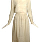 RALPH LAUREN - 1980s 2pc Floral Print Linen Dress, Size 8