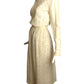 RALPH LAUREN - 1980s 2pc Floral Print Linen Dress, Size 8