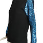 SAINT LAURENT- 1970s Sequin & Wool Sweater, Size 6