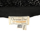 CHRISTIAN DIOR- 1980s Black Silk & Velvet Robe, Size Small