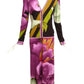 LEONARD- 2002 2pc Printed Silk Jersey Ensemble, Size 4