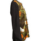 CHRISTIAN DIOR- 1990s Floral Velvet & Crepe Jacket, Size 6
