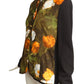 CHRISTIAN DIOR- 1990s Floral Velvet & Crepe Jacket, Size 6