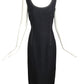 CHRISTIAN DIOR- 2000 2pc Navy Dress Ensemble, Size 6