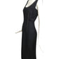 CHRISTIAN DIOR- 2000 2pc Navy Dress Ensemble, Size 6