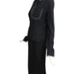 CHRISTIAN DIOR- 2000 2pc Navy Dress Ensemble, Size 6