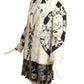 1980s Rayon Print Skirt Suit, Size 4