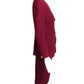 CHANEL BOUTIQUE- 1980s Burgundy Wool Skirt Suit, Size 8