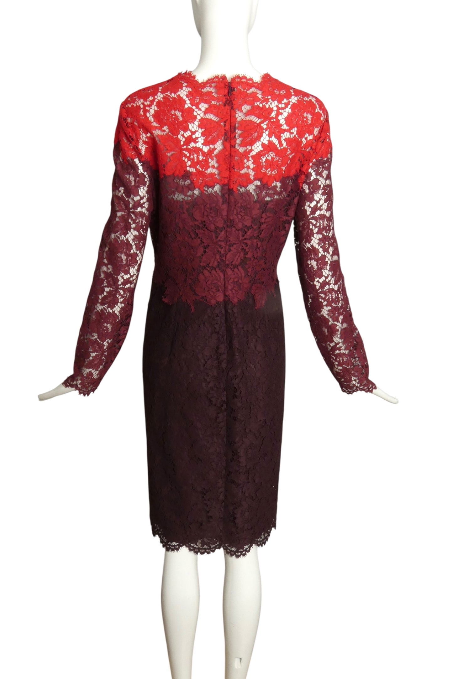 VALENTINO- Multi Color Lace Cocktail Dress, Size 10