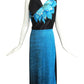 1980s 2pc Print Beach Ensemble, Size 8