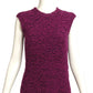 OSCAR DE LA RENTA- 1990s Purple Wool Boucle Sweater , Size Small