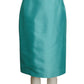 LILLI ANN- AS IS 1960s 3pc Blue Shantung Ensemble, Size 6