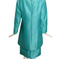 LILLI ANN- AS IS 1960s 3pc Blue Shantung Ensemble, Size 6