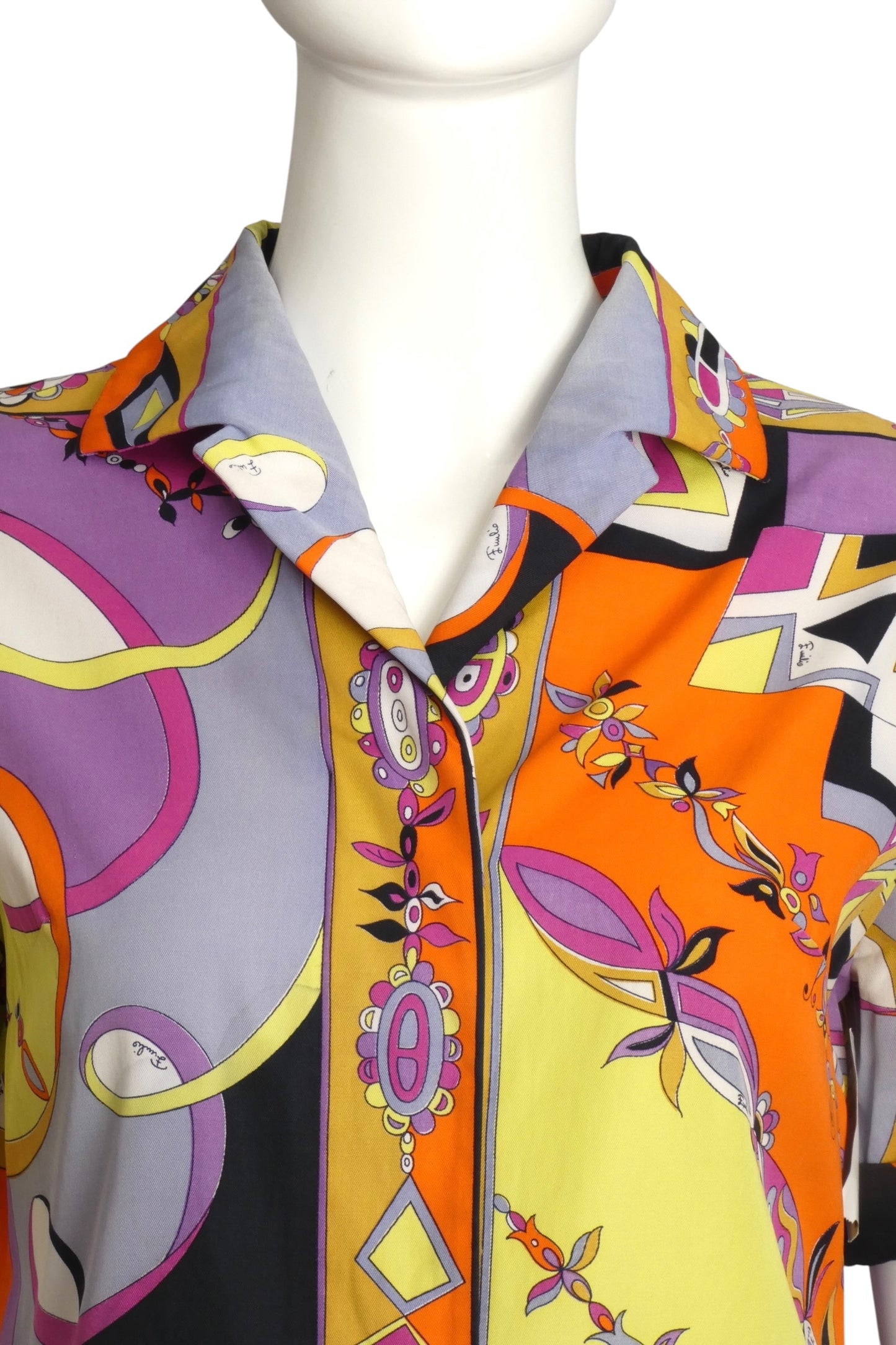 EMILIO PUCCI- 1960s Print Cotton Dress, Size 6