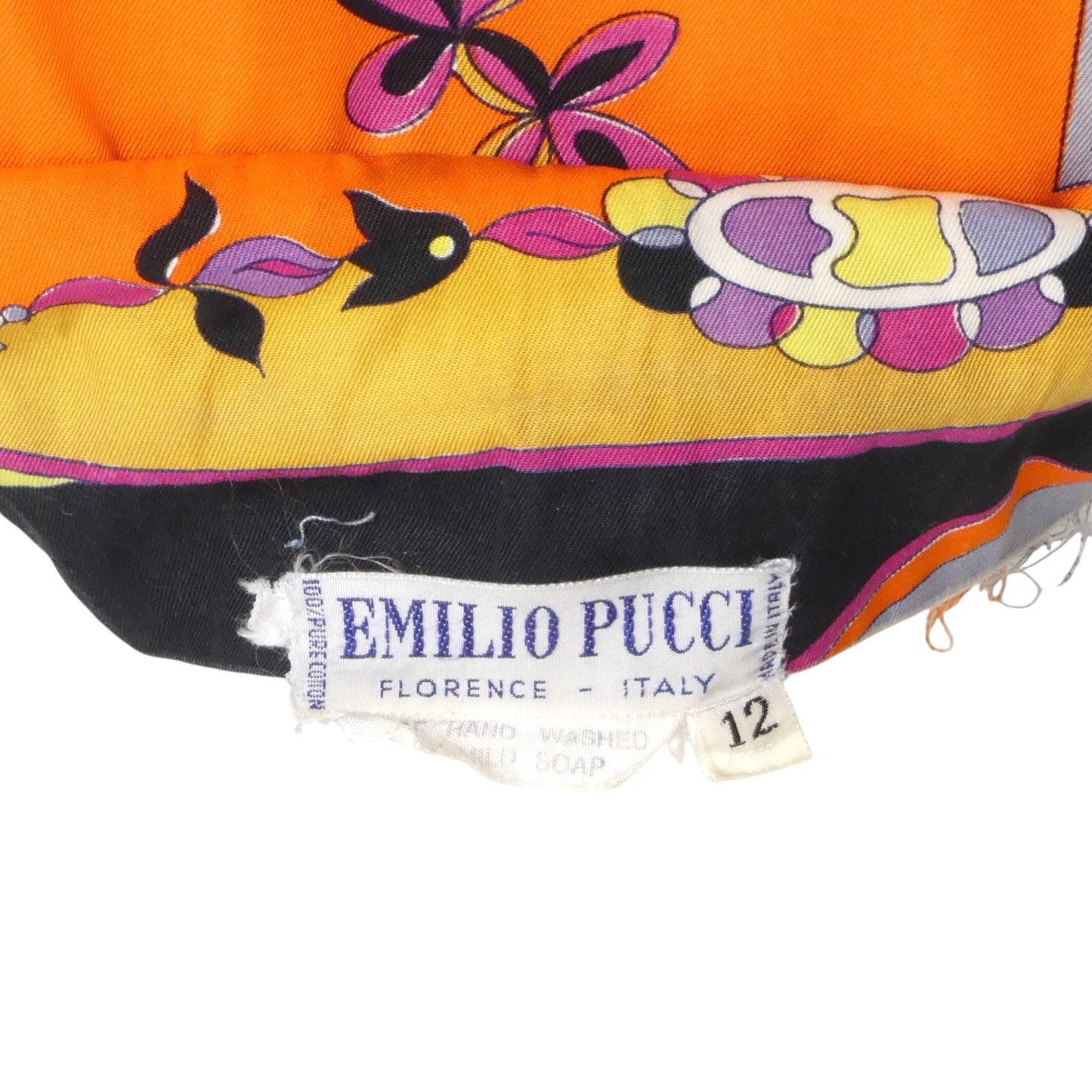 EMILIO PUCCI- 1960s Print Cotton Dress, Size 6