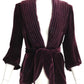 CHLOE- Purple Velvet Smoking Jacket, Size 6