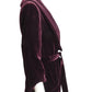 CHLOE- Purple Velvet Smoking Jacket, Size 6