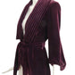 CHLOE- Purple Velvet Smoking Jacket, Size 6