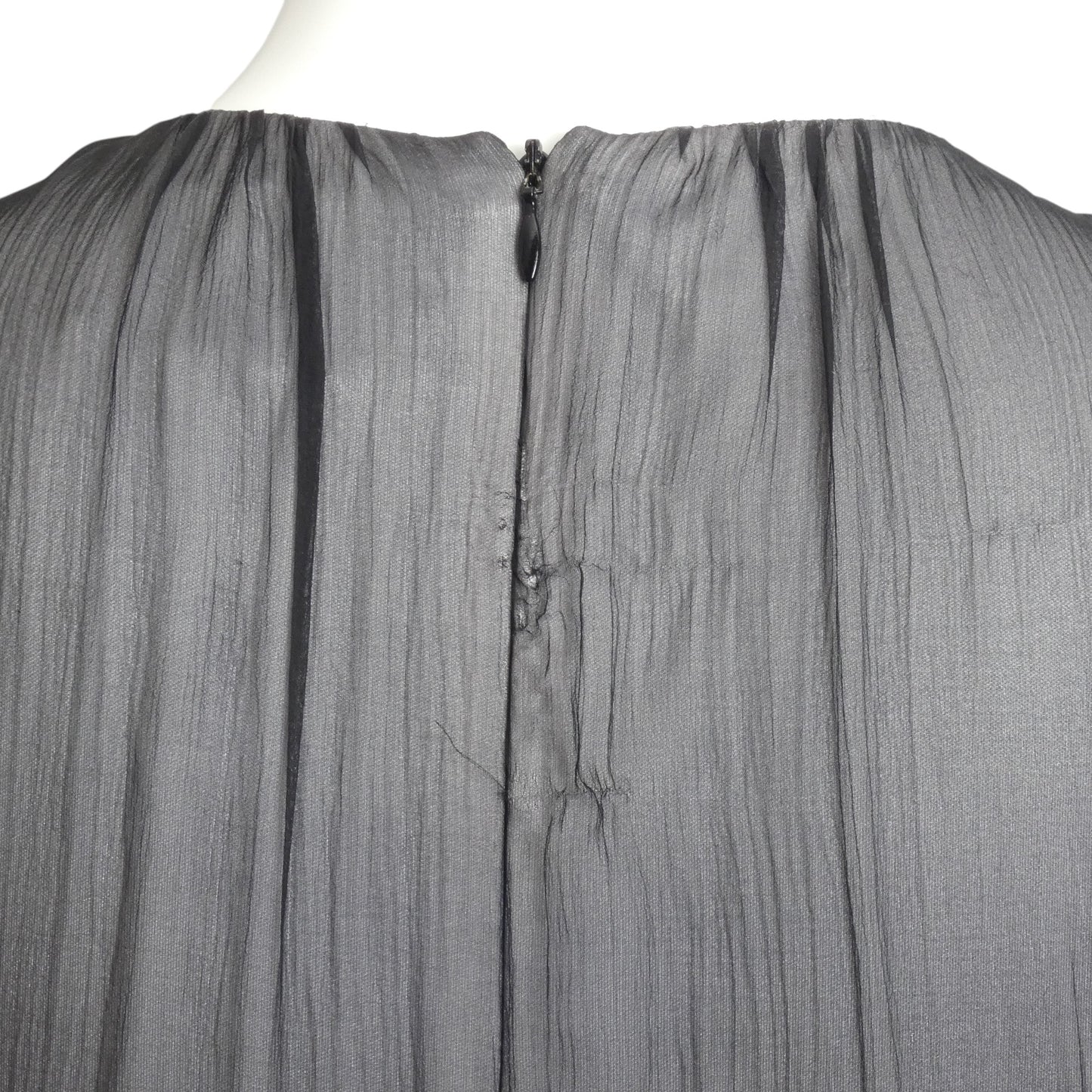 CHANEL- AS IS Chiffon & Tweed Shift Dress, Size 2