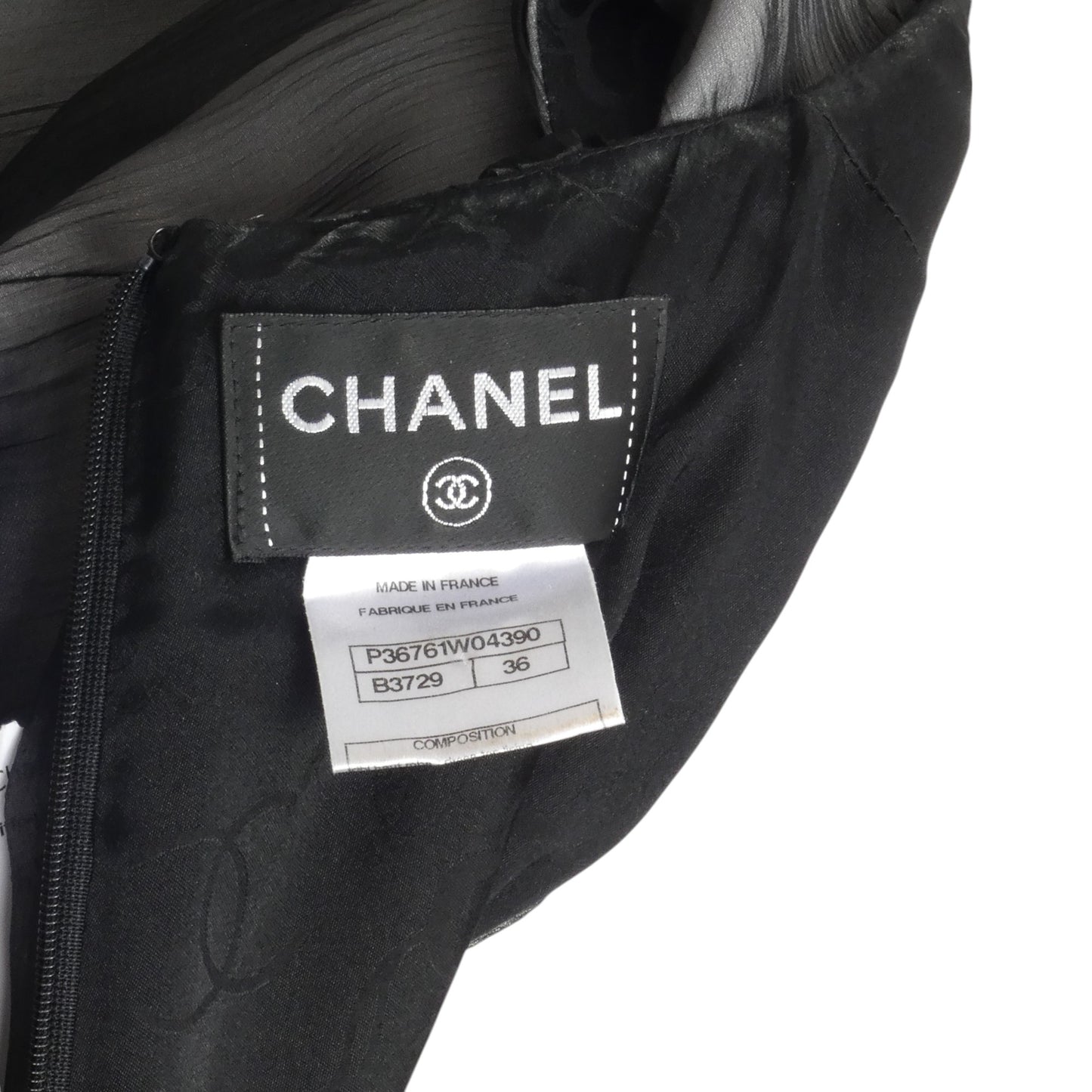 CHANEL- AS IS Chiffon & Tweed Shift Dress, Size 2