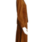 RALPH LAUREN PURPLE LABEL- 1990s Brown Suede Skirt Ensemble, Size 8