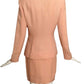 CHEAP & CHIC MOSCHINO- 1990s Pink Crepe Skirt Suit, Size 6