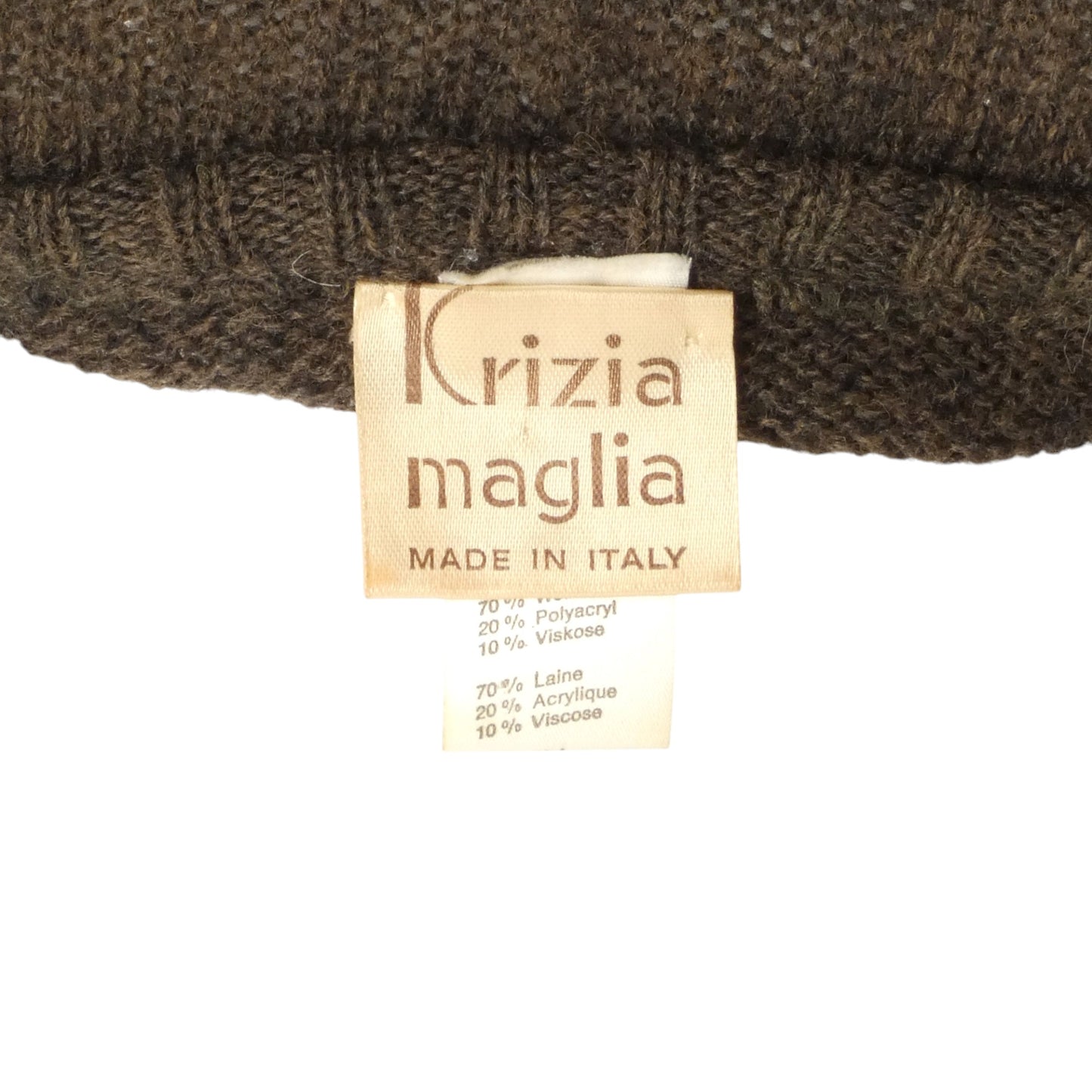 KRIZIA- 1980s Knit Sweater & Pant Ensemble, Size 6