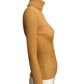 CHRISTIAN DIOR- 1960s Metallic Gold Knit Turtleneck Sweater, Size 2