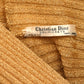 CHRISTIAN DIOR- 1960s Metallic Gold Knit Turtleneck Sweater, Size 2