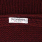 YVES SAINT LAURENT- 1980s Burgundy Knit Cardigan, Size 6