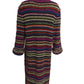 MISSONI- 1970s Wool Striped Coat, Size 10