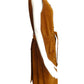 EMANUEL UNGARO- 1960s Brown Faux Suede Dress, Size 4