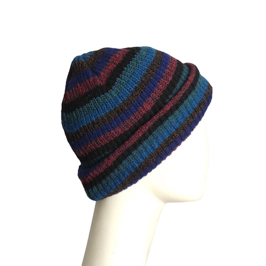 MISSONI- 1970s Striped Wool Stocking Cap