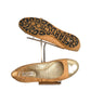 JIMMY CHOO- Cork Cap Toe Ballet Flats, Size 39.5