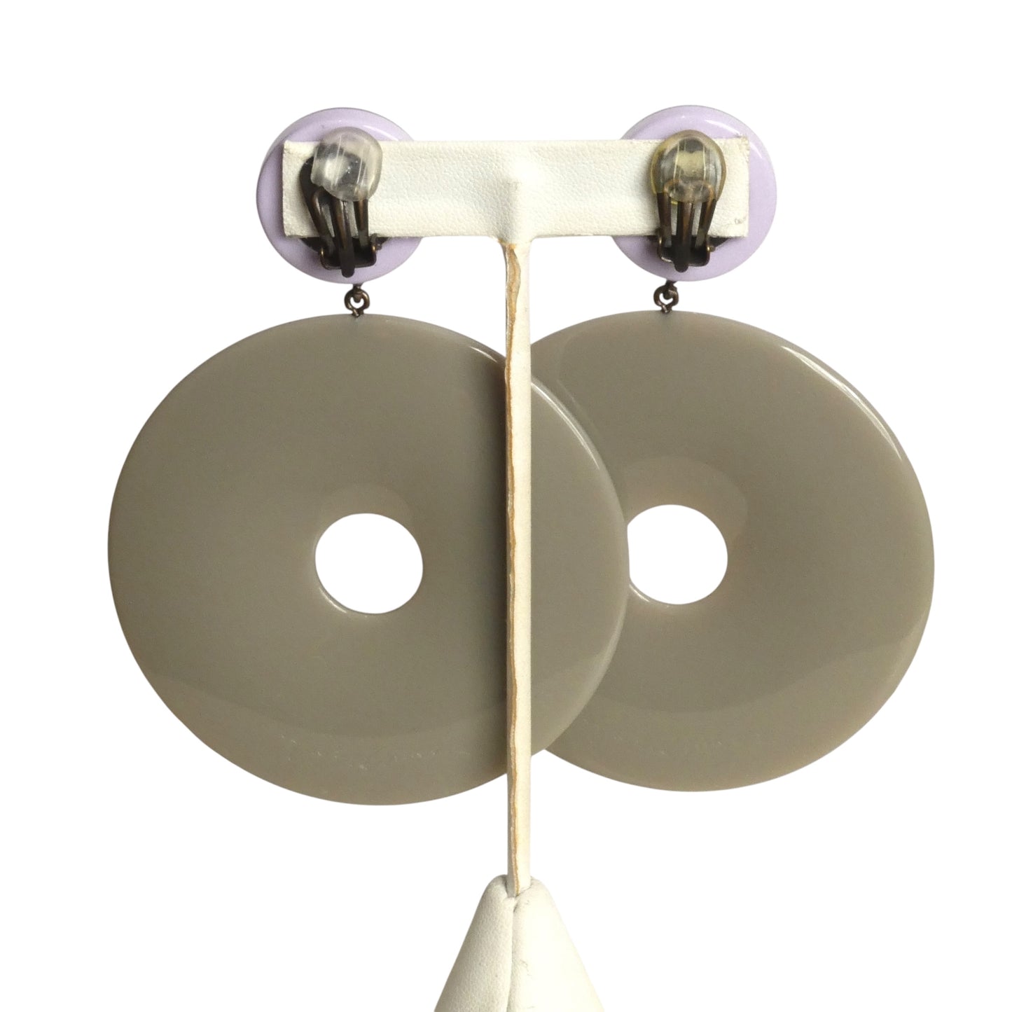 EMPORIO ARMANI- NWT Lucite Hoop Earrings
