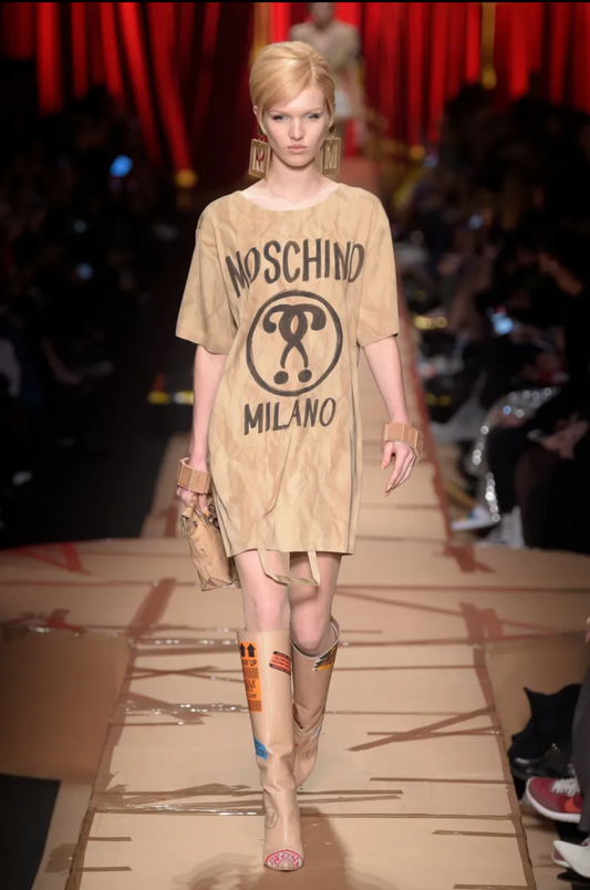 MOSCHINO COUTURE- NWT 2017 Paper Bag Dress, Size 6