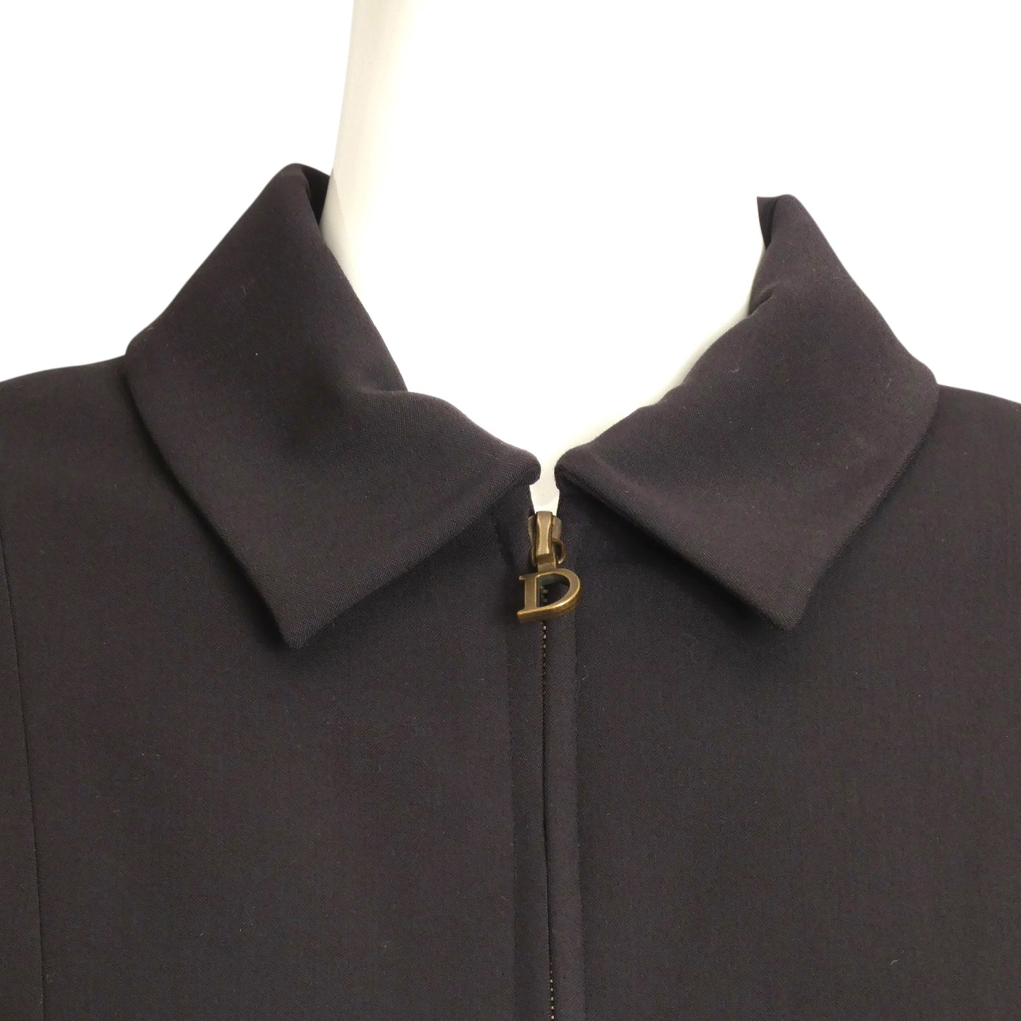 CHRISTIAN DIOR- 2001 Brown Wool Pant Suit, Size 8