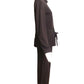 CHRISTIAN DIOR- 2001 Brown Wool Pant Suit, Size 8